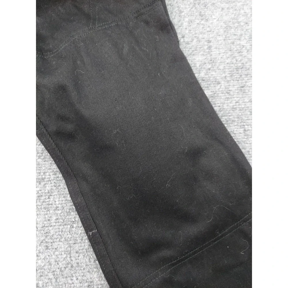 Ironworkers Jeans Womens 10 Black Padded Knees Bootcut Biker Work Denim BILT - Picture 10 of 14